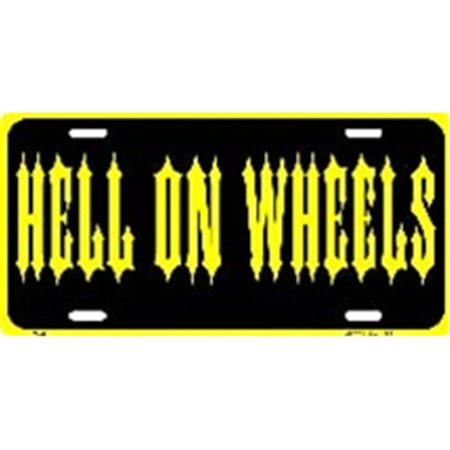 POWER HOUSE Hell on Wheels License Plate Tags- x407 PO125637
